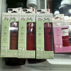 Clean Beauty Lip Jelly and Lipstick Bundle